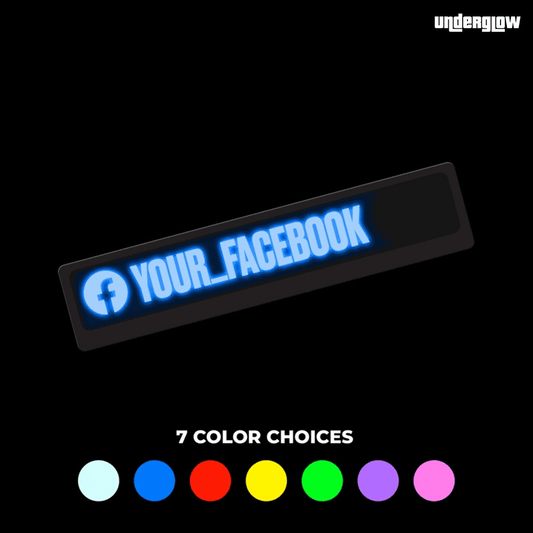 Social Media | LED Decal | USB Powered - Underglow
